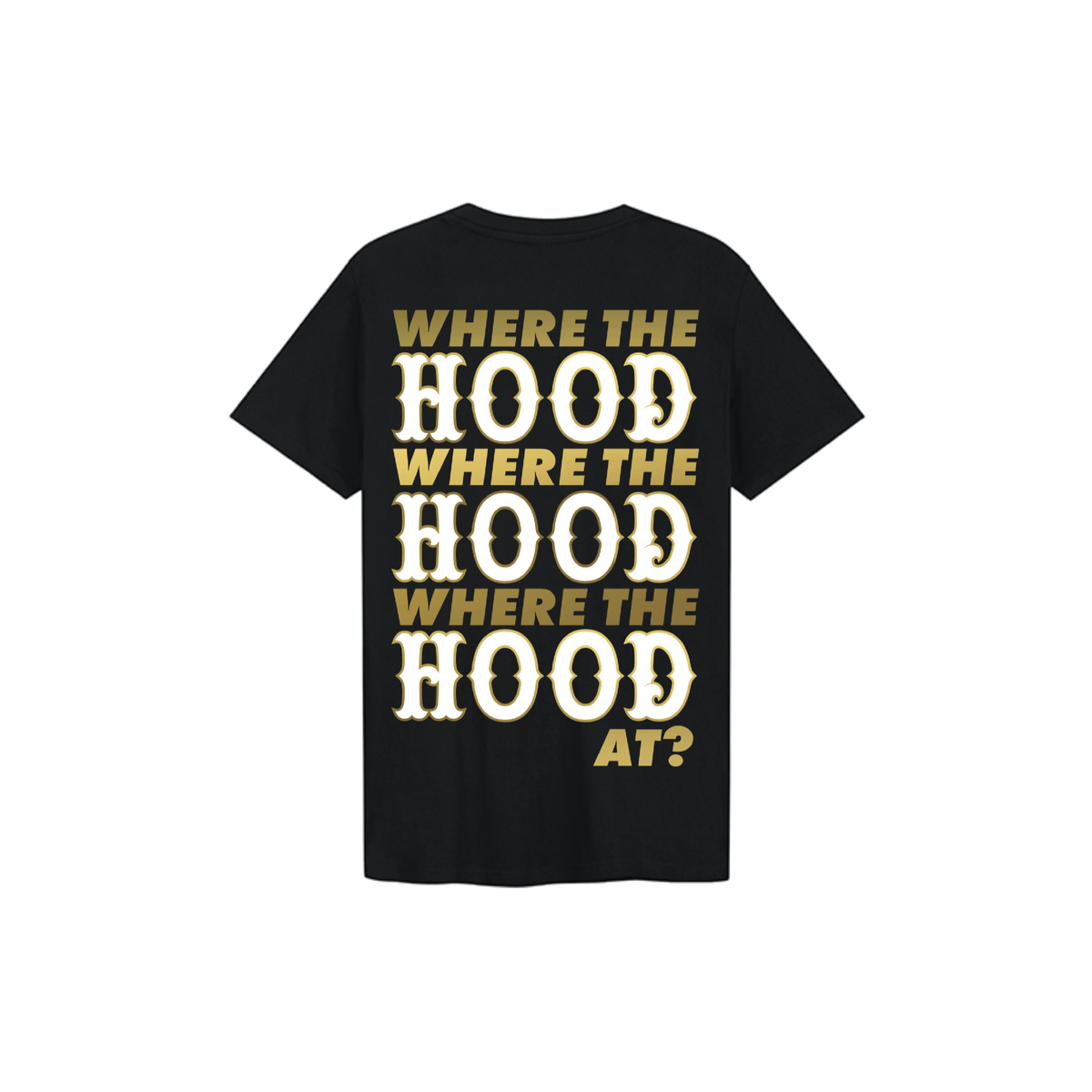 Youth Where The Hood At TShirt Black Hood Athletics Youth Where The Hood At TShirt Black Hood Athletics